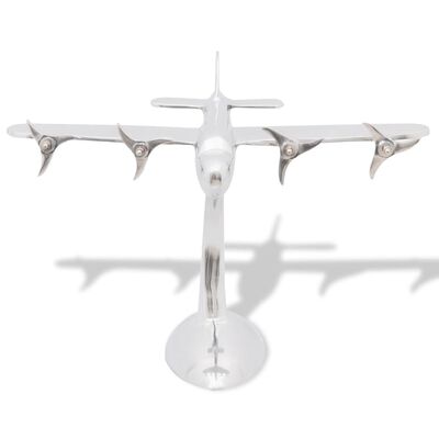 Aeromodello in alluminio decorazione scrivania