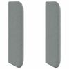 vidaXL Orecchia della Testata Grigio 40,5 x 40,5 x 4 cm Tessuto