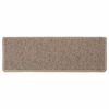 vidaXL Tappeti Autoadesivi Scale Aspetto Sisal 30 pz 65x21x4 cm Sabbia