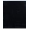 vidaXL Pellicola Vetri Statica Smerigliata Nera 90x2000 cm PVC