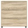 vidaXL Armadio Rovere Sonoma 80 x 31 x 81 cm Legno multistrato