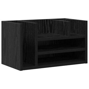vidaXL Organizzatore da scrivania Legno vecchio 44,5 x 24 x 25 cm
