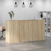 vidaXL Banco Reception Rovere Sonoma 200x50x103,5 cm Legno Multistrato