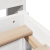 vidaXL Letto Libreria senza Materasso Bianco 140x190 cm Legno di Pino