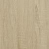 vidaXL Mobile con Ante in Vetro Rovere Sonoma 69x37x100 cm