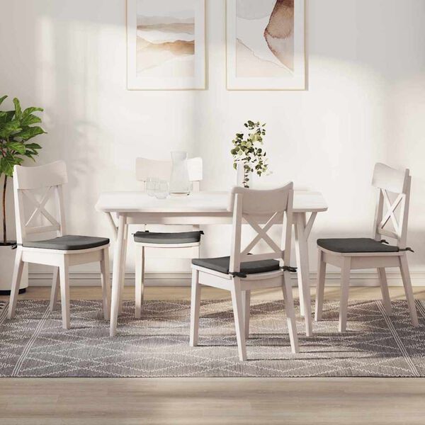 vidaXL Cuscini per Seduta 4 pcs Grigio chiaro 40 x 40 x 3 cm