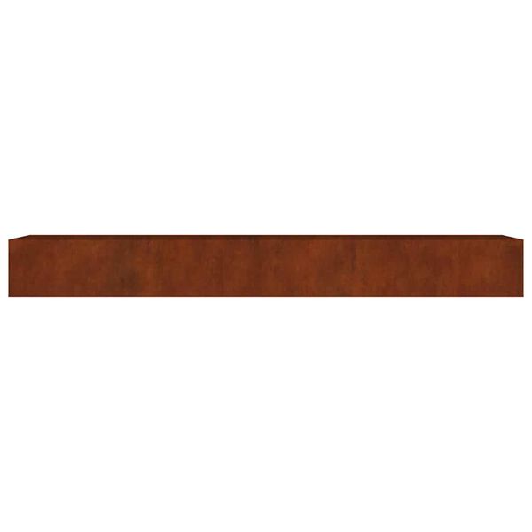 vidaXL Fioriera Rialzata da Giardino 360x80x40 cm in Acciaio Corten