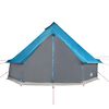 vidaXL Tenda Familiare Tipi per 12 Persone Blu Impermeabile
