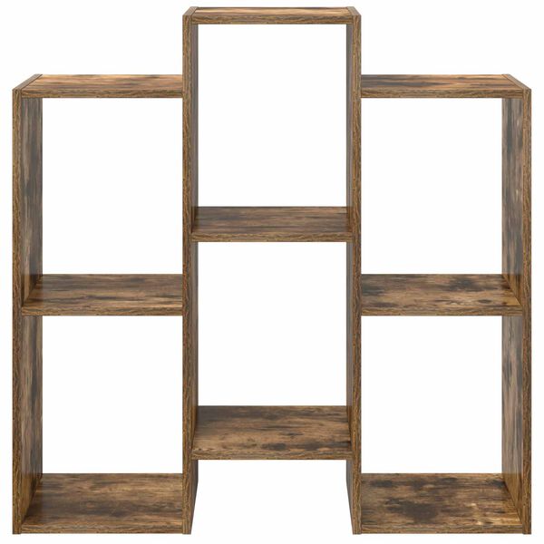 vidaXL Credenza Rovere fum&eacute; 90 x 30 x 90 cm