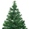 vidaXL Set Albero Natale Artificiale con LED e Palline 120 cm 230 Rami