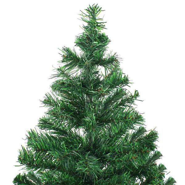 vidaXL Set Albero Natale Artificiale con LED e Palline 120 cm 230 Rami