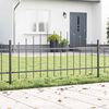 vidaXL Recinzione per Giardino 2 pcs Grigio 170 x 140 cm