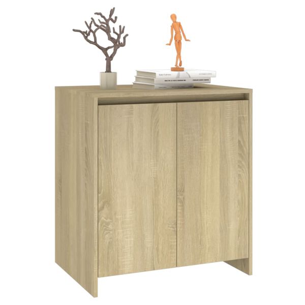 vidaXL Credenza Rovere Sonoma 70x41x75 cm in Legno Multistrato