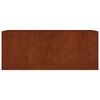 vidaXL Fioriera Rialzata da Giardino 200x80x80 cm in Acciaio Corten