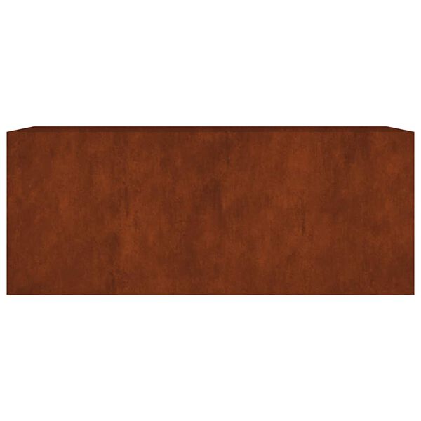 vidaXL Fioriera Rialzata da Giardino 200x80x80 cm in Acciaio Corten