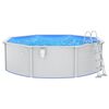 vidaXL Piscina con Scaletta 460x120 cm