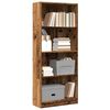 vidaXL Libreria Legno Antico 60x24x143 cm in Legno Multistrato