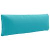 vidaXL Cuscino per schienale PUTTEN 100% Poliestere Turchese