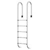 vidaXL Scala per Piscina 54x38x211 cm Acciaio Inox 304