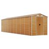 vidaXL Capanno Giardino Marrone Chiaro 191x810x198cm Acciaio Zincato