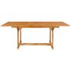 vidaXL Set da Pranzo da Giardino 7 pz in Legno Massello di Teak