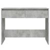 vidaXL Tavolo Consolle Grigio Cemento 100x35x76,5 cm in Truciolato