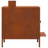 vidaXL Stufa da Campeggio 35x50x60 cm in Acciaio Corten