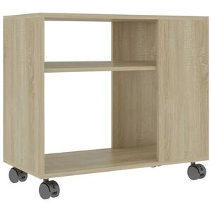 vidaXL Tavolino da Salotto Rovere Sonoma 70x35x55 cm Legno Multistrato