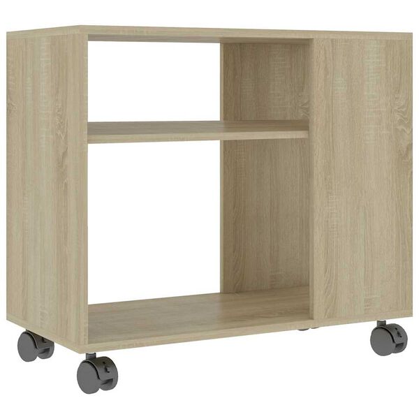 vidaXL Tavolino da Salotto Rovere Sonoma 70x35x55 cm Legno Multistrato