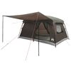 vidaXL Tenda Familiare 10 persona Marrone Grigio Poliestere e Acciaio