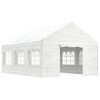 vidaXL Gazebo con Tetto Bianco 6,69x4,08x3,22 m in Polietilene