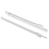 vidaXL Scorrevole per cassetti 2 pcs Bianco 350 mm Acciaio