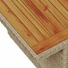 vidaXL Set Divano da Giardino 7 pcs Beige polyrattan