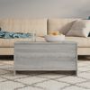 vidaXL Tavolino Grigio Sonoma 102x55,5x52,5 cm in Legno Multistrato