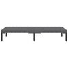 vidaXL Divani da Giardino 11 pz con Cuscini in Polyrattan Grigio Scuro