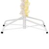 vidaXL Albero di Natale Artificiale Punte Iridescenti Bianco 180cm PVC