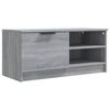 vidaXL Mobile TV Grigio Sonoma 80x35x36,5 cm in Legno Multistrato