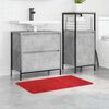 vidaXL Tappetino da bagno antiscivolo Rosso 50 x 80 cm PP