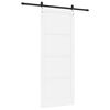 vidaXL Porta scorrevole ORKDAL Bianco 93 x 232 cm Pino massello