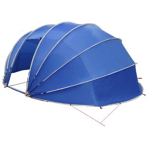 vidaXL Tenda da piscina a cupola 538 x 440 x 204 cm Blu Azzurro