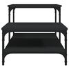 vidaXL Tavolino da Salotto Nero 100x50,5x45 cm in Legno Multistrato