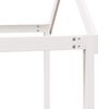 vidaXL Letto a Castello senza Materasso Bianco 90x190cm Massello Pino