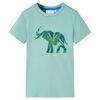 vidaXL Maglietta per Bambini Verde 128