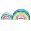 d&euml;na Set di Giocattoli in Silicone Arcobaleno Pastel 12 pz