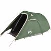 vidaXL Tenda da Campeggio a Tunnel per 3 Persone Verde Impermeabile