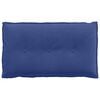 vidaXL Cuscino per Schiena Blu Polizia 80 x 50 cm Tessuto in Cords