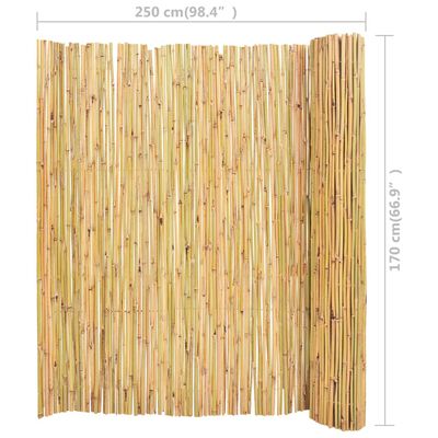vidaXL Recinzione in Bambù 250x170 cm