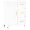 vidaXL Credenza Bianca 69,5x34x90 cm in Legno Multistrato