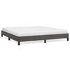 vidaXL Giroletto senza Materasso Grigio Scuro 180x200 cm Velluto