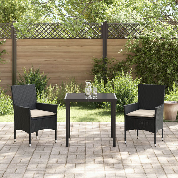 vidaXL Set da Pranzo per Giardino 9 pcs Grigio chiaro polyrattan